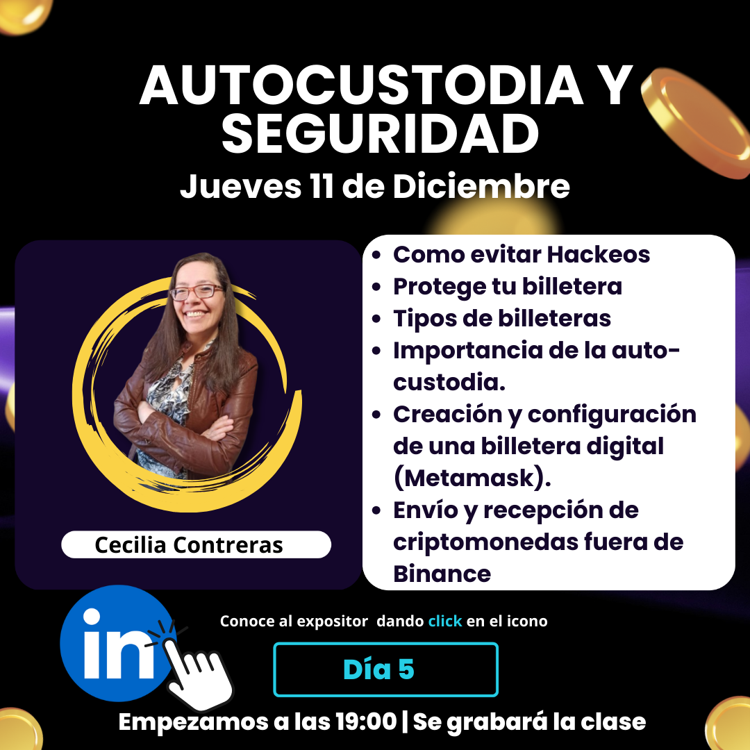 Dia 5: Autocustodia y seguridad