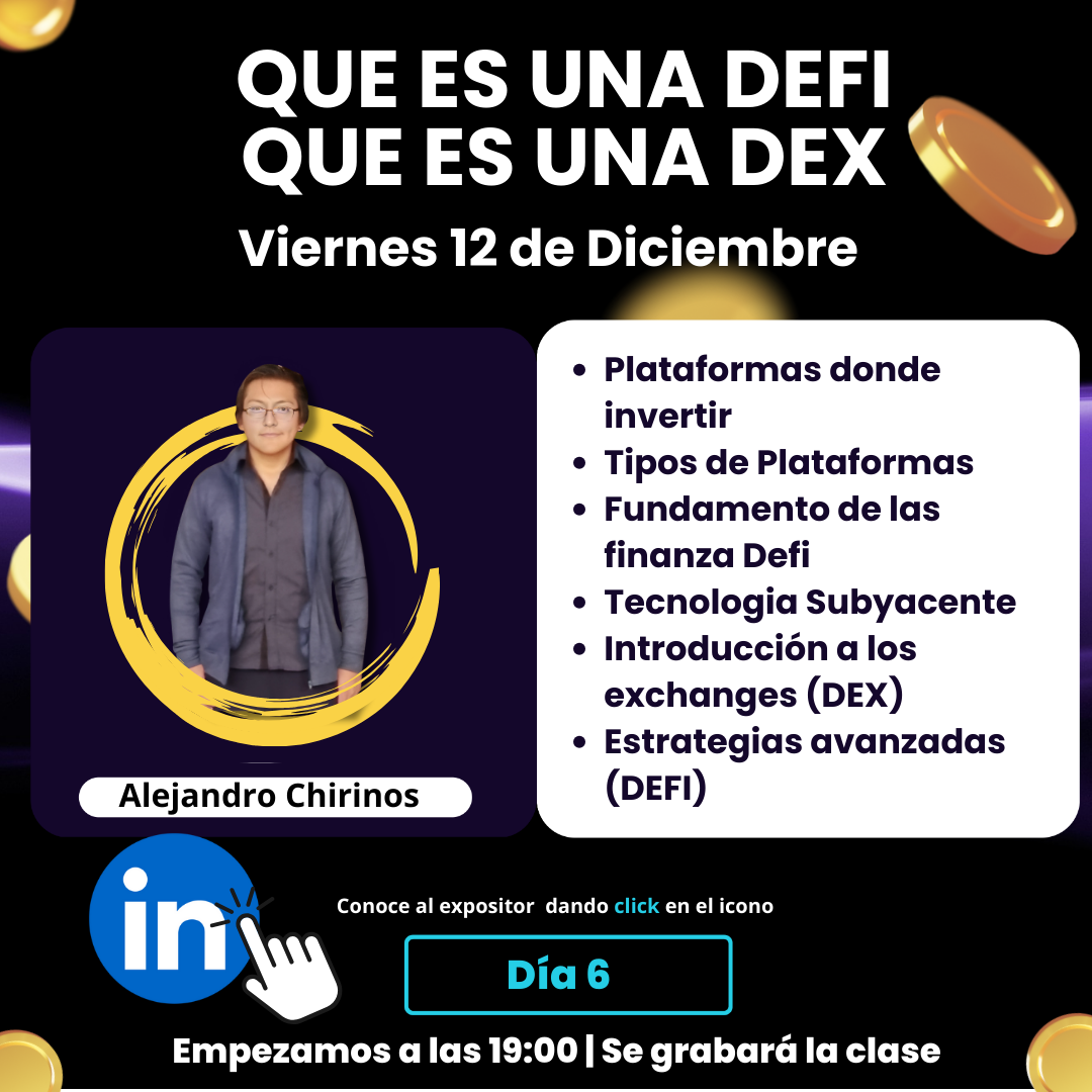 Dia 6: Que es una DEFI Que es una DEX